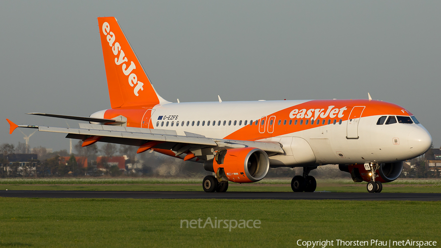 easyJet Airbus A319-111 (G-EZFS) | Photo 195825