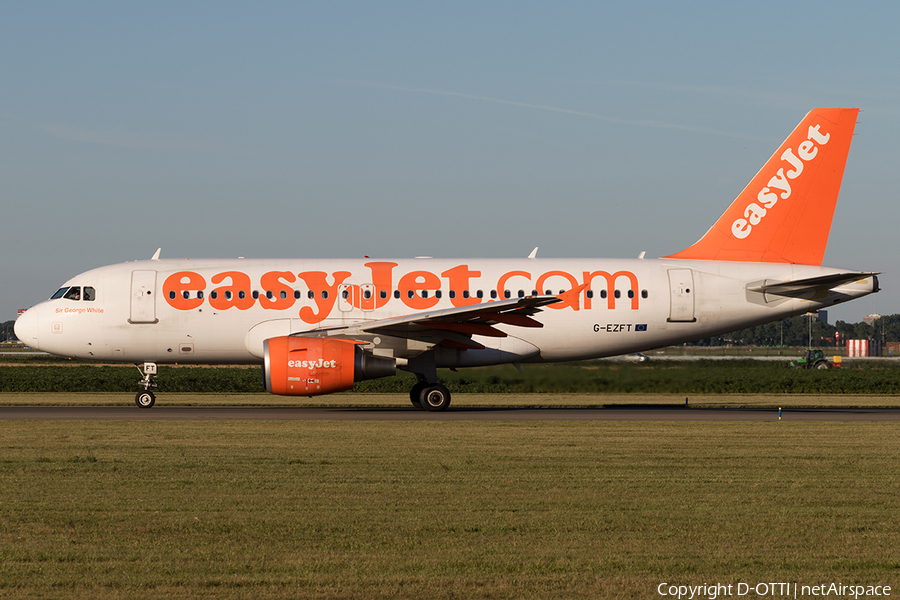 easyJet Airbus A319-111 (G-EZFT) | Photo 605891
