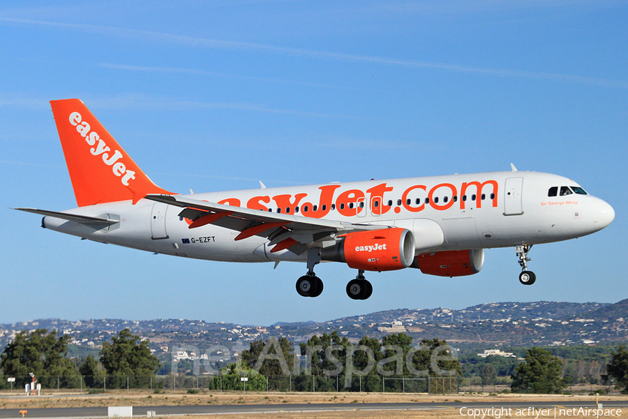 easyJet Airbus A319-111 (G-EZFT) | Photo 168497