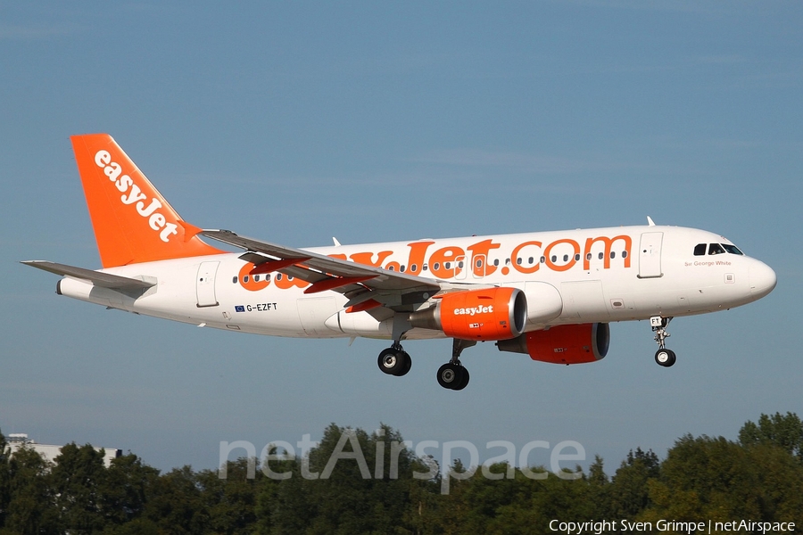 easyJet Airbus A319-111 (G-EZFT) | Photo 32567