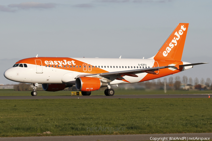 easyJet Airbus A319-111 (G-EZFU) | Photo 562756