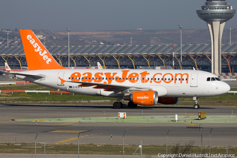 easyJet Airbus A319-111 (G-EZFV) | Photo 544426