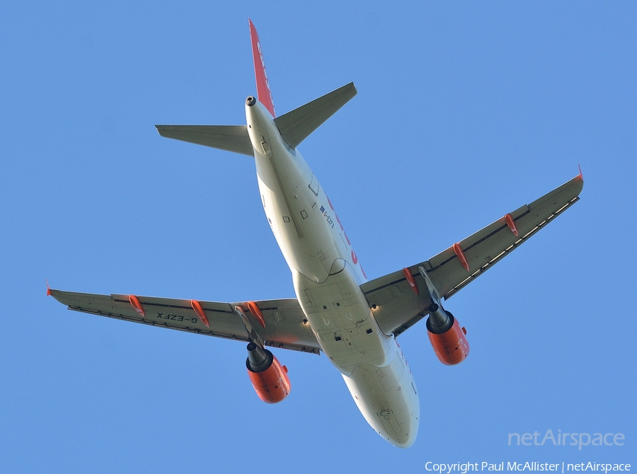 easyJet Airbus A319-111 (G-EZFX) | Photo 51654