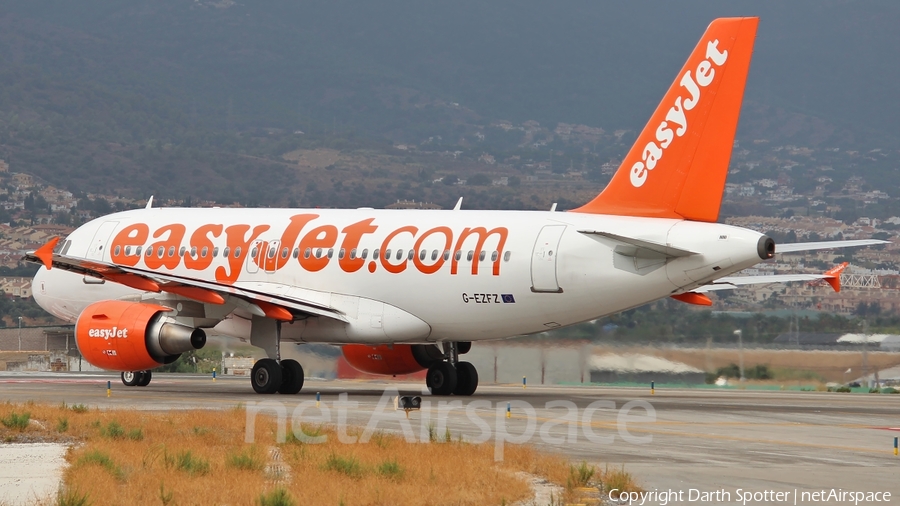 easyJet Airbus A319-111 (G-EZFZ) | Photo 212606