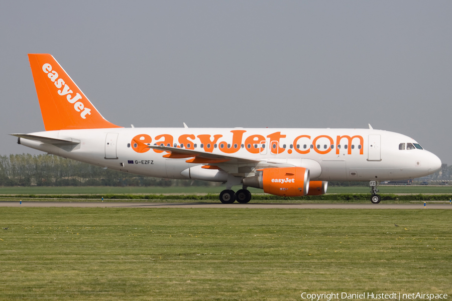 easyJet Airbus A319-111 (G-EZFZ) | Photo 544159