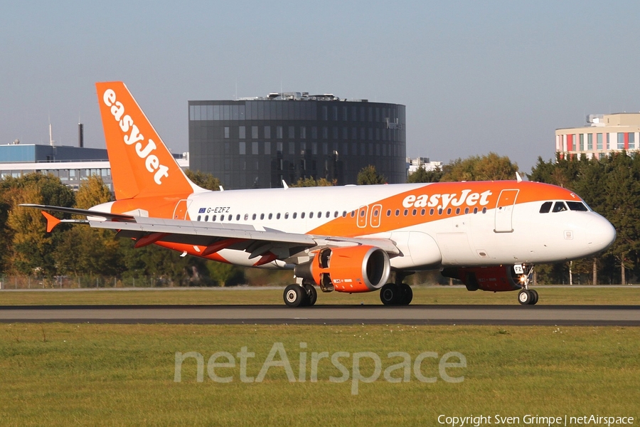 easyJet Airbus A319-111 (G-EZFZ) | Photo 269860