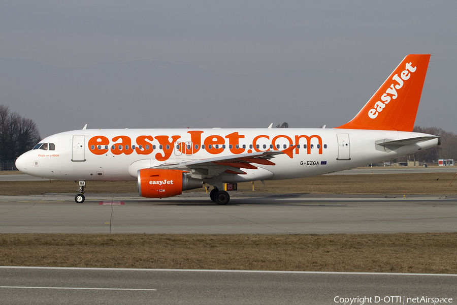 easyJet Airbus A319-111 (G-EZGA) | Photo 376361