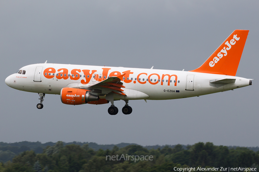 easyJet Airbus A319-111 (G-EZGA) | Photo 409281