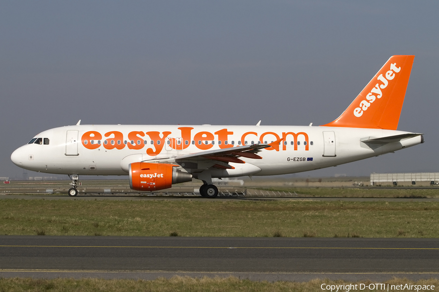 easyJet Airbus A319-111 (G-EZGB) | Photo 433804