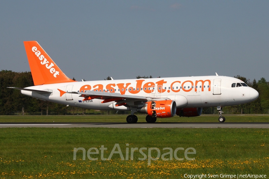 easyJet Airbus A319-111 (G-EZGB) | Photo 108280
