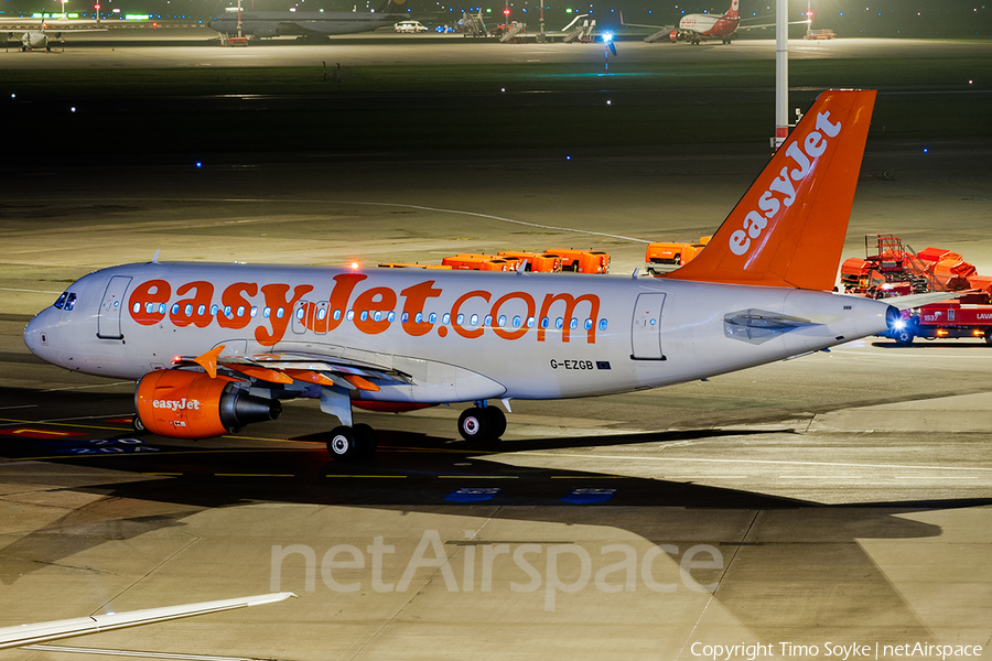 easyJet Airbus A319-111 (G-EZGB) | Photo 34512