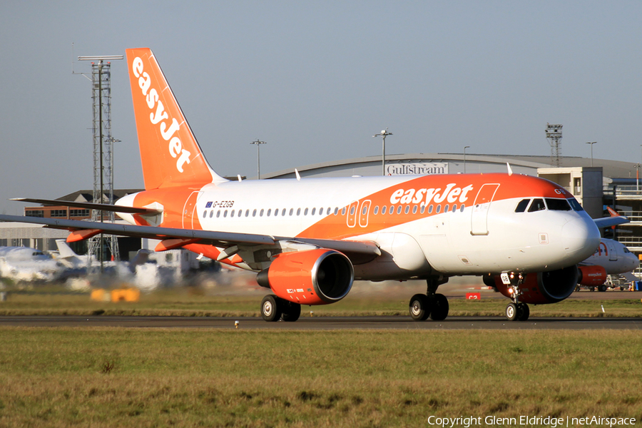 easyJet Airbus A319-111 (G-EZGB) | Photo 361093