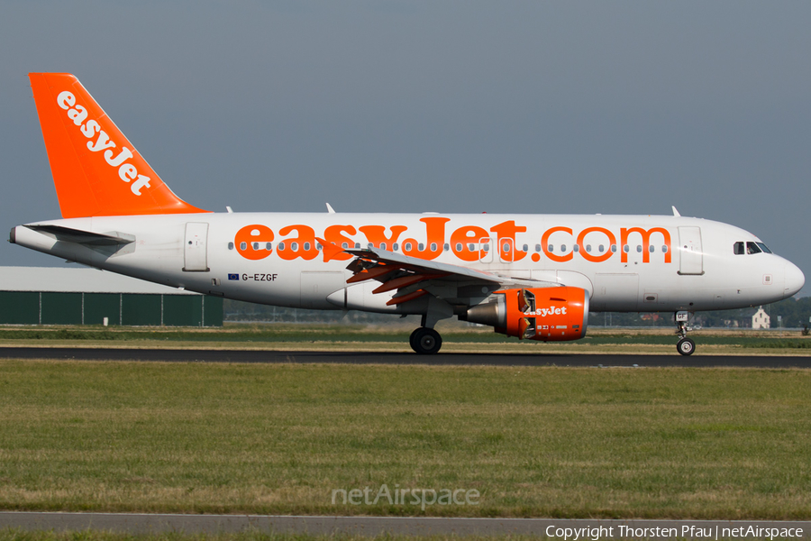 easyJet Airbus A319-111 (G-EZGF) | Photo 82233