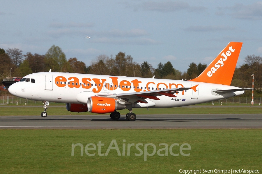 easyJet Airbus A319-111 (G-EZGF) | Photo 27106