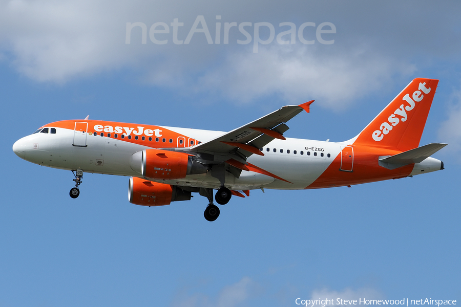 easyJet Airbus A319-111 (G-EZGG) | Photo 535089