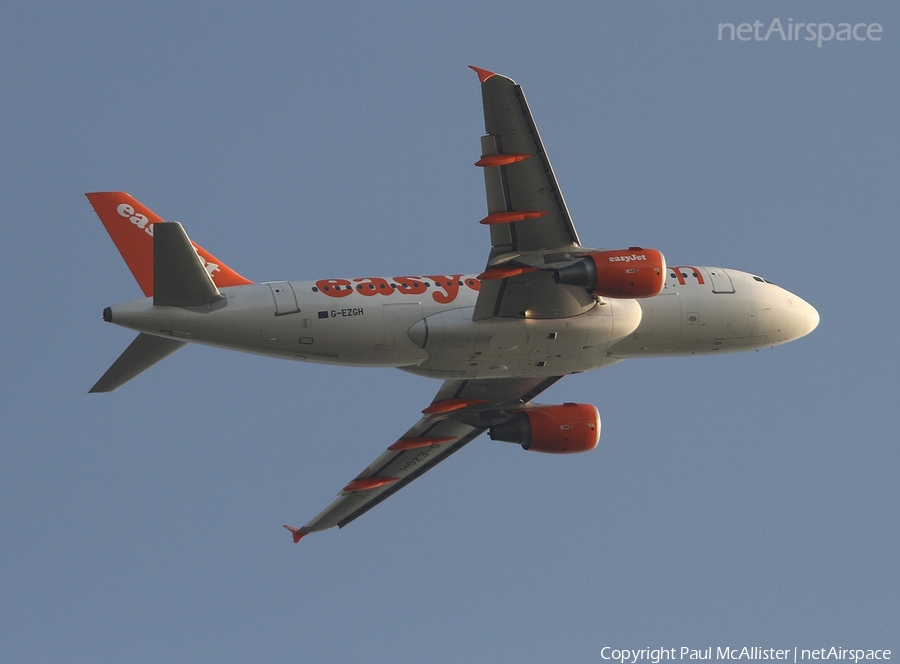 easyJet Airbus A319-111 (G-EZGH) | Photo 32655