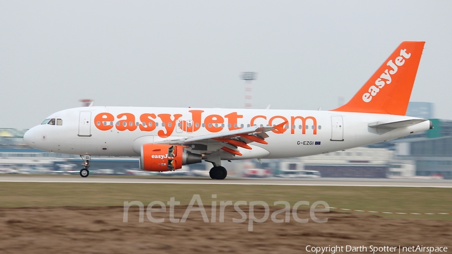easyJet Airbus A319-111 (G-EZGI) | Photo 208694