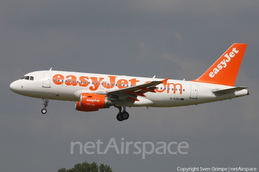 easyJet Airbus A319-111 (G-EZGI) | Photo 53582