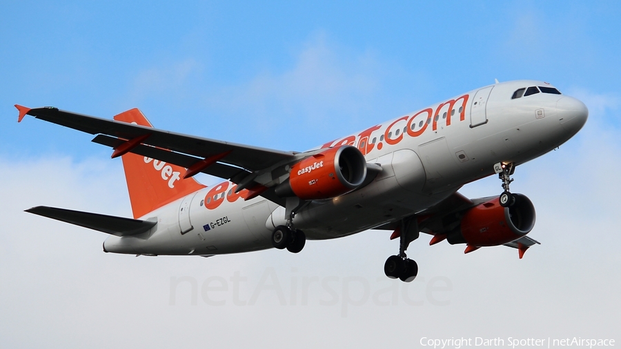 easyJet Airbus A319-111 (G-EZGL) | Photo 210796