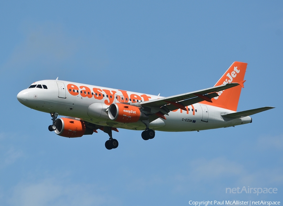 easyJet Airbus A319-111 (G-EZGM) | Photo 52095