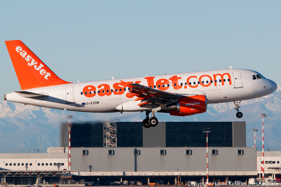 easyJet Airbus A319-111 (G-EZGM) | Photo 337866