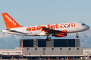 easyJet Airbus A319-111 (G-EZGM) at  Milan - Malpensa, Italy