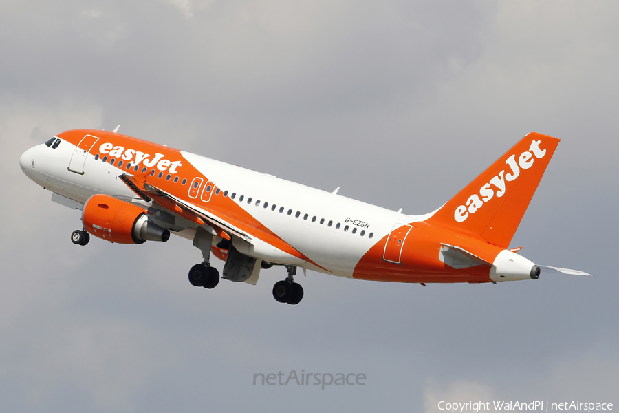 easyJet Airbus A319-111 (G-EZGN) | Photo 521739