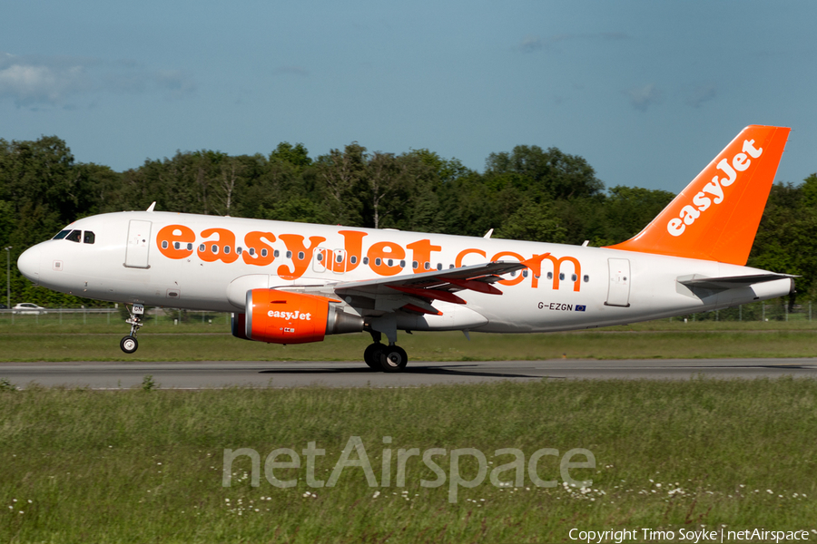 easyJet Airbus A319-111 (G-EZGN) | Photo 27051
