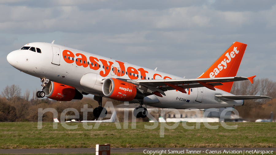 easyJet Airbus A319-111 (G-EZGN) | Photo 65658