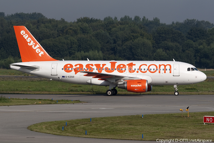 easyJet Airbus A319-111 (G-EZGO) | Photo 389462