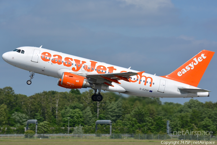 easyJet Airbus A319-111 (G-EZGP) | Photo 53535