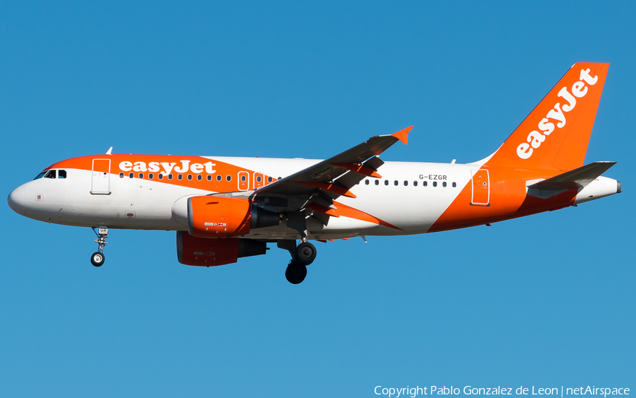 easyJet Airbus A319-111 (G-EZGR) | Photo 339751