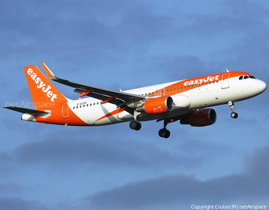easyJet Airbus A320-214 (G-EZGX) | Photo 639356