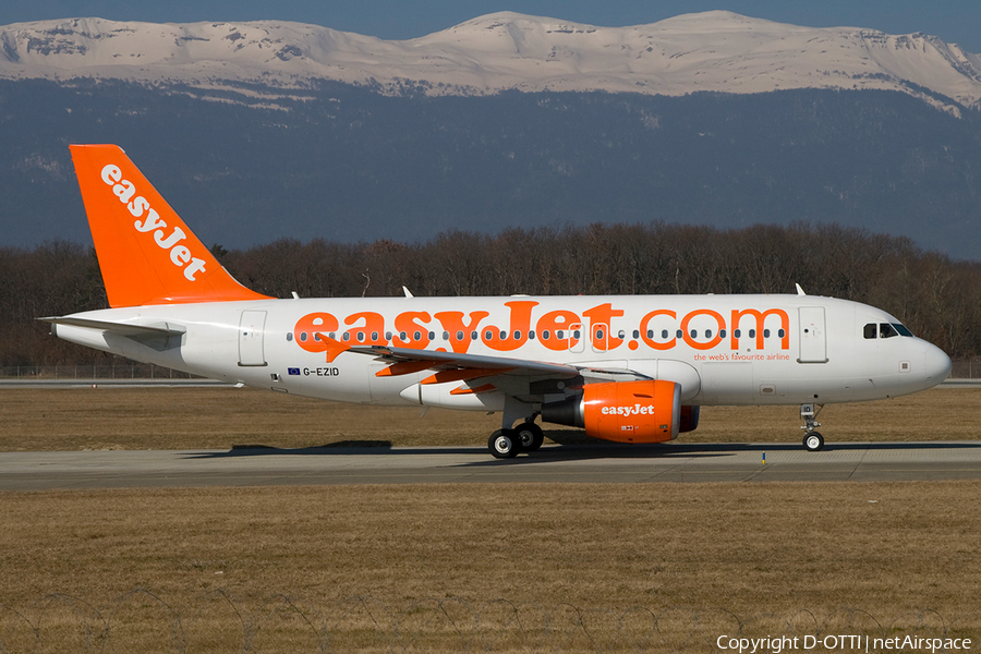 easyJet Airbus A319-111 (G-EZID) | Photo 272177