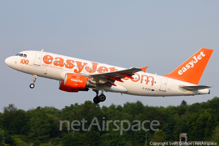 easyJet Airbus A319-111 (G-EZID) | Photo 19704
