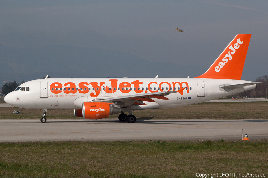easyJet Airbus A319-111 (G-EZIG) | Photo 196351