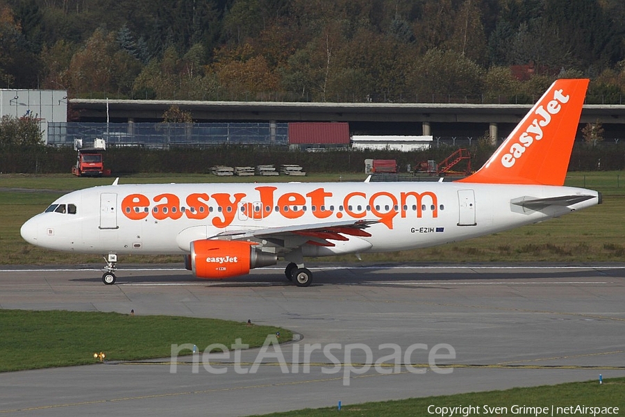 easyJet Airbus A319-111 (G-EZIH) | Photo 33864