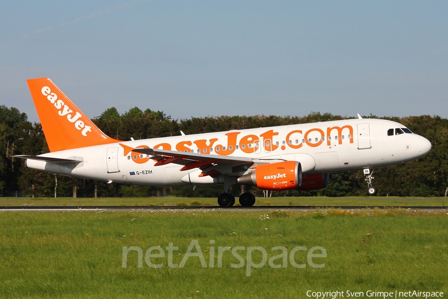 easyJet Airbus A319-111 (G-EZIH) | Photo 87112