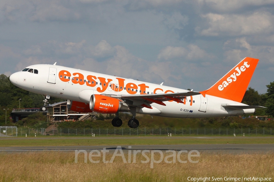 easyJet Airbus A319-111 (G-EZII) | Photo 79480