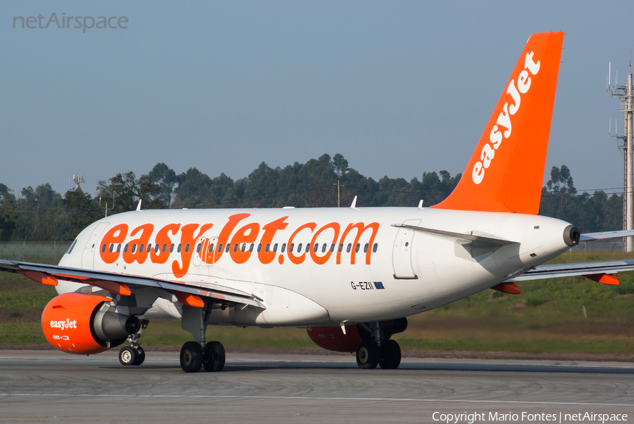 easyJet Airbus A319-111 (G-EZII) | Photo 55710