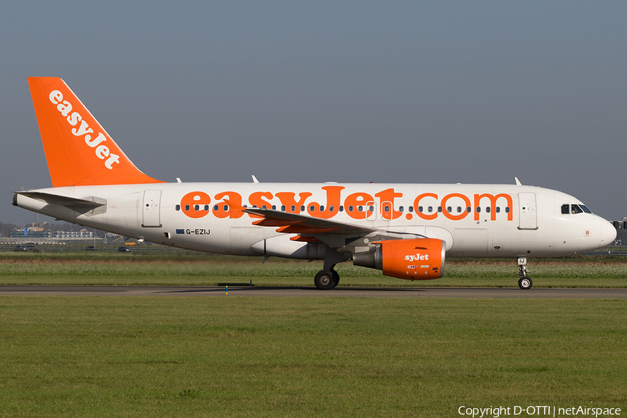 easyJet Airbus A319-111 (G-EZIJ) | Photo 195892