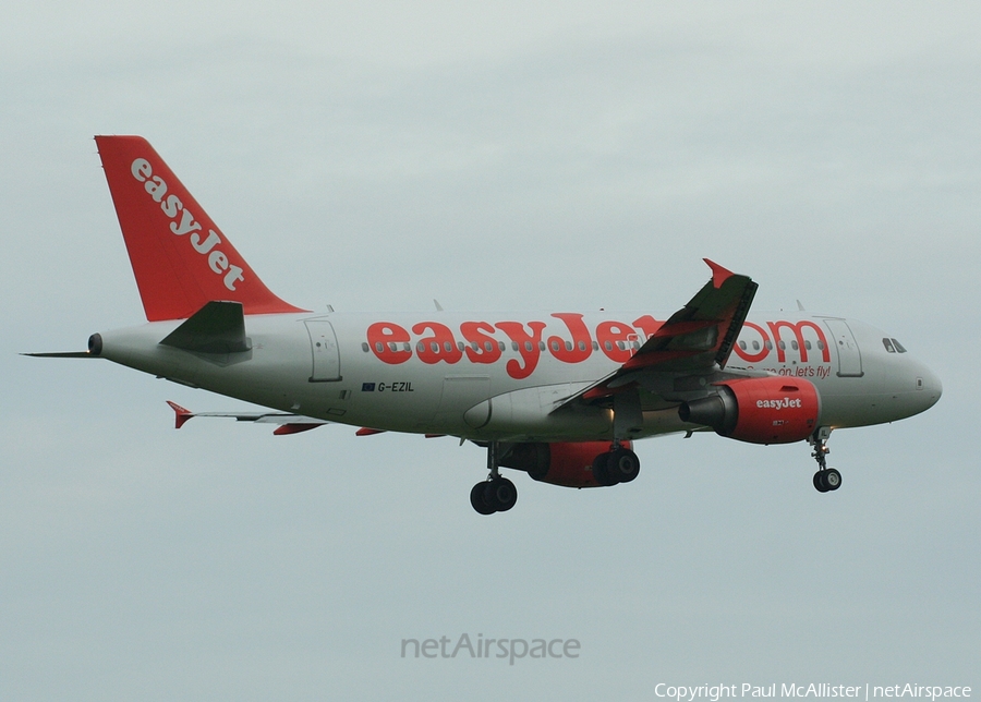 easyJet Airbus A319-111 (G-EZIL) | Photo 15693