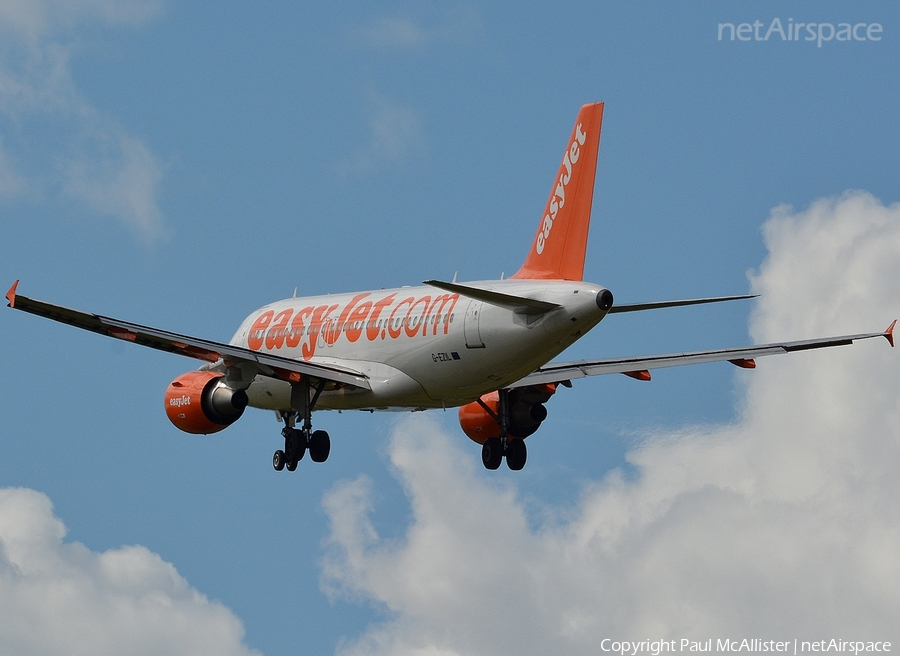 easyJet Airbus A319-111 (G-EZIL) | Photo 40740