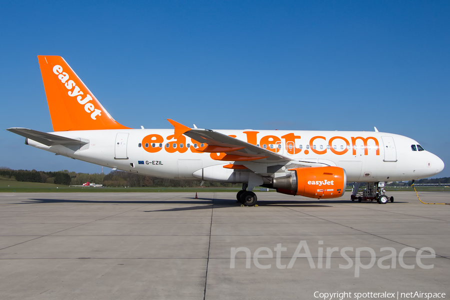 easyJet Airbus A319-111 (G-EZIL) | Photo 155377