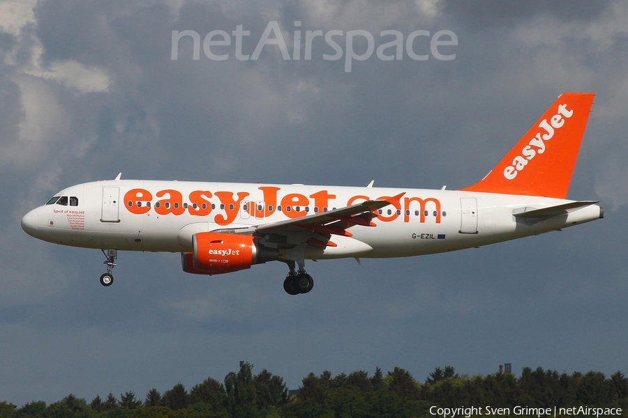 easyJet Airbus A319-111 (G-EZIL) | Photo 78512