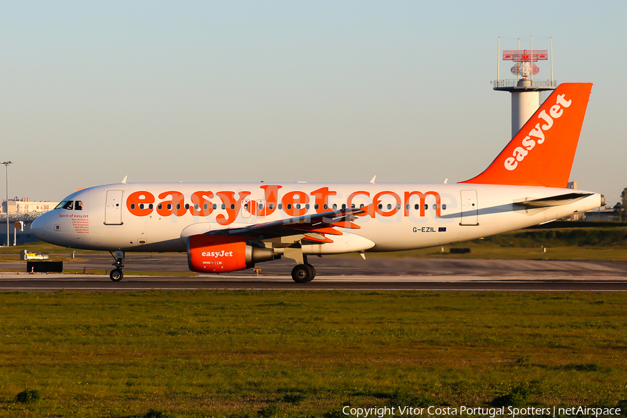 easyJet Airbus A319-111 (G-EZIL) | Photo 101246