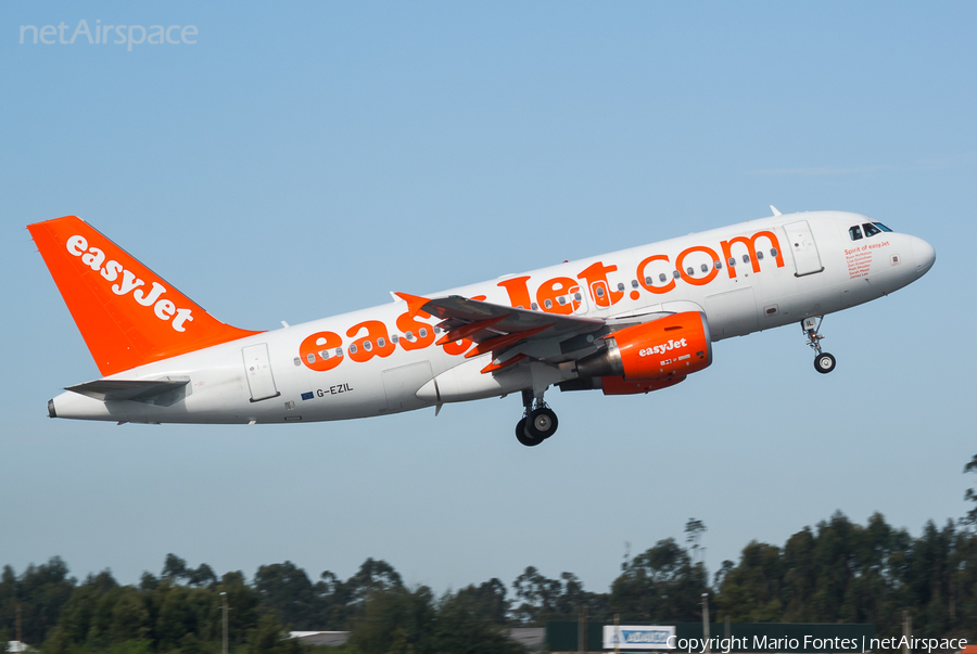 easyJet Airbus A319-111 (G-EZIL) | Photo 108815
