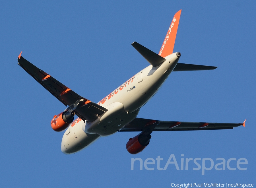 easyJet Airbus A319-111 (G-EZIM) | Photo 162118