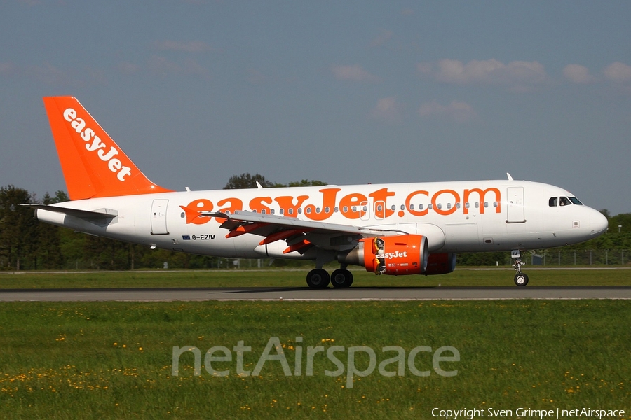 easyJet Airbus A319-111 (G-EZIM) | Photo 107843