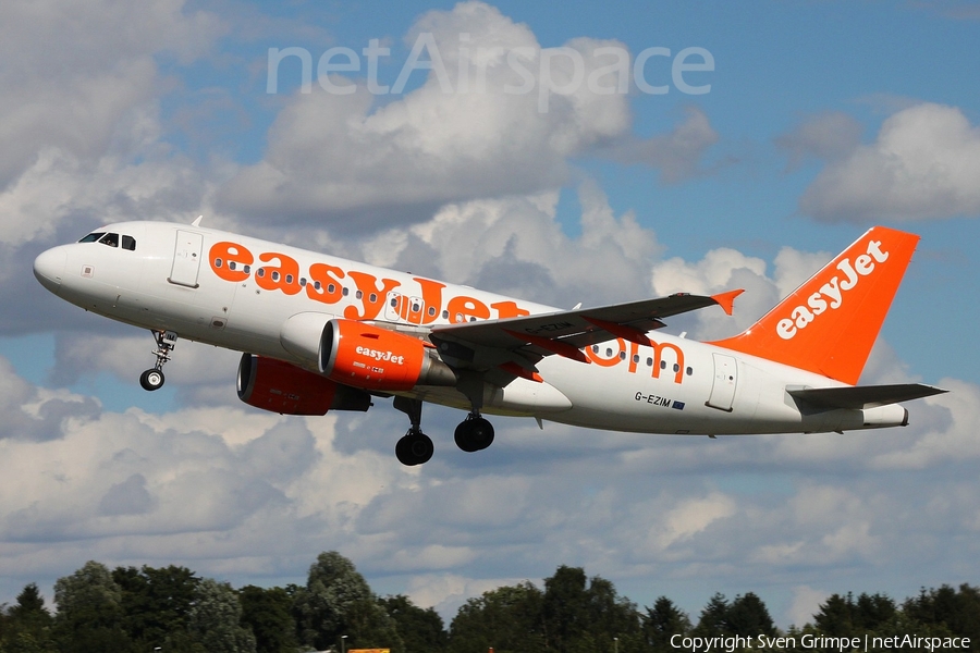 easyJet Airbus A319-111 (G-EZIM) | Photo 118323